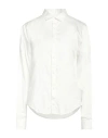 Armani Exchange Man Shirt Garnet Size L Cotton In White