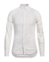 Armani Exchange Man Shirt White Size S Cotton, Elastane In White