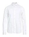 Armani Exchange Man Shirt White Size L Cotton, Elastane, Polyester In White