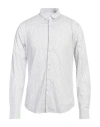 Armani Exchange Man Shirt White Size M Cotton, Elastane