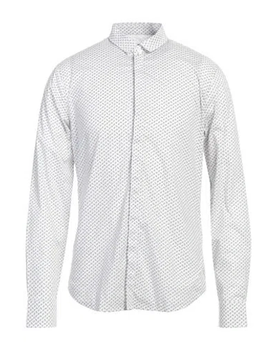 Armani Exchange Man Shirt White Size M Cotton, Elastane