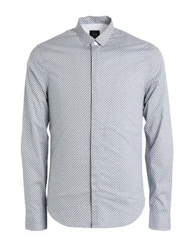 Armani Exchange Man Shirt White Size Xs Cotton, Elastane