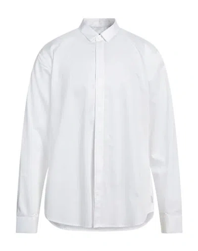 Armani Exchange Man Shirt White Size S Cotton