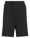 Armani Exchange Man Shorts & Bermuda Shorts Black Size L Cotton, Polyester