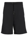 Armani Exchange Man Shorts & Bermuda Shorts Black Size Xxl Cotton, Polyester In Black