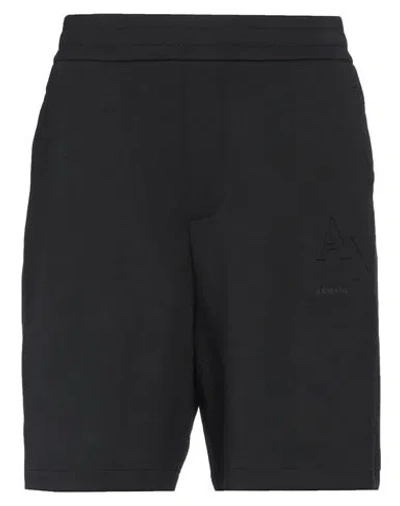 Armani Exchange Man Shorts & Bermuda Shorts Black Size M Modal, Polyester, Elastane