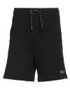 Armani Exchange Man Shorts & Bermuda Shorts Black Size S Cotton, Polyester In Black