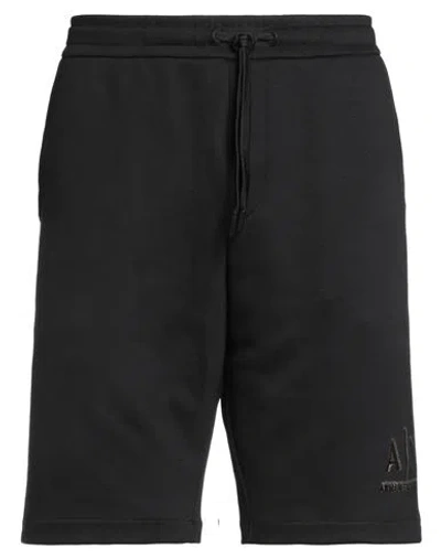 Armani Exchange Man Shorts & Bermuda Shorts Black Size Xl Polyester, Viscose, Elastane
