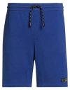 Armani Exchange Man Shorts & Bermuda Shorts Bright Blue Size L Cotton, Polyester In Blue