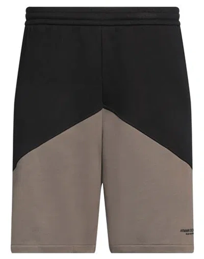 Armani Exchange Man Shorts & Bermuda Shorts Brown Size L Cotton