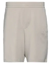Armani Exchange Man Shorts & Bermuda Shorts Light Grey Size L Modal, Polyester, Elastane