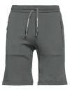 Armani Exchange Man Shorts & Bermuda Shorts Military Green Size M Cotton, Elastane