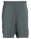 Armani Exchange Man Shorts & Bermuda Shorts Military Green Size Xxl Modal, Polyester, Elastane In Green