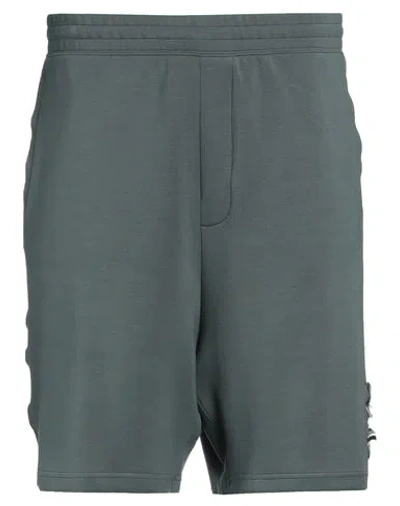 Armani Exchange Man Shorts & Bermuda Shorts Military Green Size Xxl Modal, Polyester, Elastane