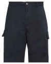 Armani Exchange Man Shorts & Bermuda Shorts Navy Size 30 Cotton, Elastane
