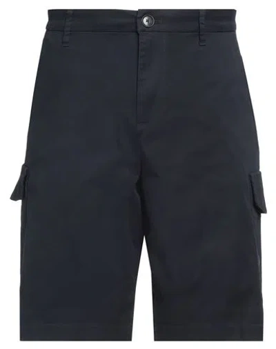 Armani Exchange Man Shorts & Bermuda Shorts Navy Size 30 Cotton, Elastane