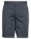 Armani Exchange Man Shorts & Bermuda Shorts Navy Size 33 Cotton, Elastane In Navy