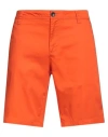 Armani Exchange Man Shorts & Bermuda Shorts Orange Size 32 Cotton, Polyester, Elastane In Red