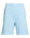 Armani Exchange Man Shorts & Bermuda Shorts Sky Blue Size L Cotton