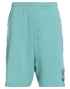 Armani Exchange Man Shorts & Bermuda Shorts Sky Blue Size Xl Modal, Polyester, Elastane