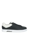 Armani Exchange Man Sneakers Black Size 11 Cow Leather