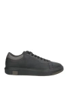 Armani Exchange Man Sneakers Black Size 12 Cow Leather