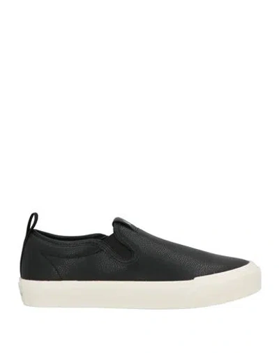 Armani Exchange Man Sneakers Black Size 6 Cow Leather