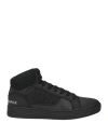 Armani Exchange Man Sneakers Black Size 12 Polyester, Polyurethane Coated, Polyamide