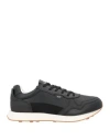 Armani Exchange Man Sneakers Black Size 7.5 Polyester, Polyurethane, Elastane