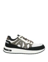 Armani Exchange Man Sneakers Black Size 8 Polyurethane In Black