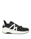 Armani Exchange Man Sneakers Black Size 9 Polyamide, Elastane, Polyester In Black