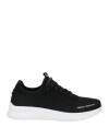 Armani Exchange Man Sneakers Black Size 9 Polyester, Polyurethane In Black