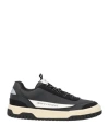 Armani Exchange Man Sneakers Black Size 9 Polyester, Polyurethane In Black