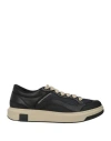 Armani Exchange Man Sneakers Black Size 9 Polyester, Polyurethane Coated, Cotton In Black