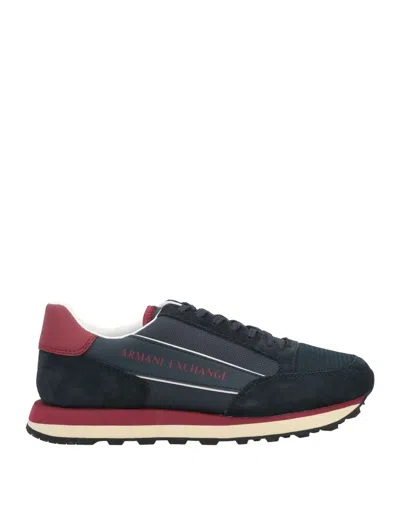 Armani Exchange Sneakers In Blue