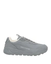 Armani Exchange Man Sneakers Grey Size 8.5 Polyester, Polyurethane In Gray