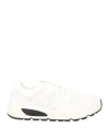 Armani Exchange Man Sneakers Ivory Size 8.5 Polyurethane, Polyester In White