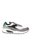 Armani Exchange Man Sneakers Lead Size 10.5 Polyester In Multi