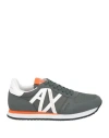 Armani Exchange Man Sneakers Lead Size 6 Polyamide, Polyurethane, Polyester In Grey