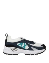 Armani Exchange Man Sneakers Midnight Blue Size 9 Polyester, Polyurethane In Blue