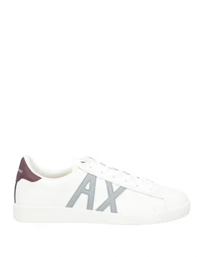 Armani Exchange Man Sneakers Off White Size 10 Leather
