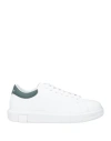 Armani Exchange Man Sneakers Off White Size 9 Cow Leather