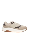 Armani Exchange Man Sneakers Taupe Size 9 Polyester, Polyurethane In Brown