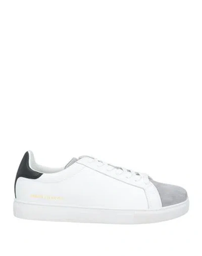 Armani Exchange Man Sneakers White Size 6 Cow Leather