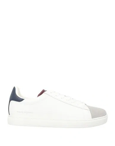 Armani Exchange Man Sneakers White Size 8.5 Cow Leather