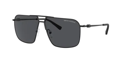 Armani Exchange Man Sunglass Ax2050s In Dark Grey