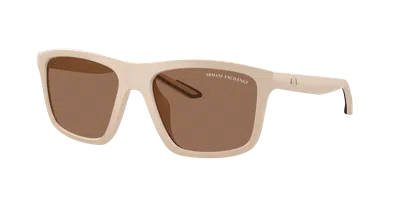 Armani Exchange Man Sunglass Ax4149su In Brown
