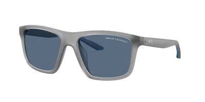 Armani Exchange Man Sunglass Ax4149su In Dark Blue