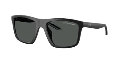 Armani Exchange Man Sunglass Ax4149su In Dark Grey
