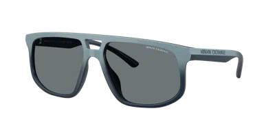 Armani Exchange Man Sunglass Ax4161su In Blue